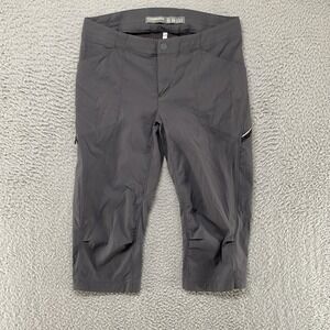 Icebreaker Capri Pants Womens 28 Gray Merino Hiking Lightweight Outdoors